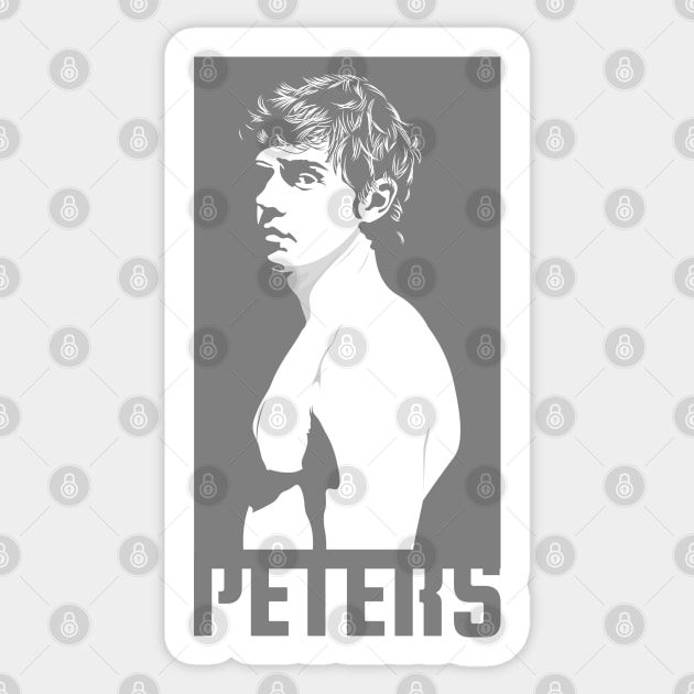 Red Peters Sticker by ArtMoore98